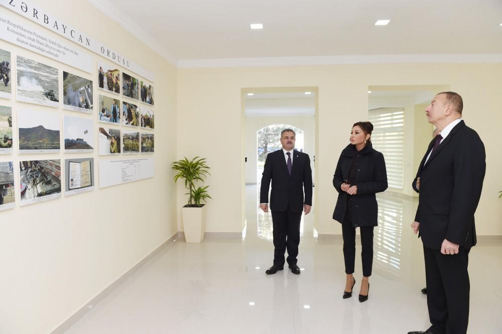 Ilham Aliyev with spouse inaugurate Chess School in Tartar (PHOTO)