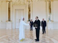 Ilham Aliyev gets credentials of incoming ambassadors (PHOTO)