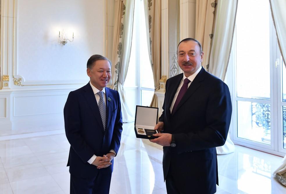 Ilham Aliyev awarded for special merits in TurkPA development (PHOTO) (UPDATE)