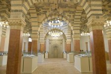 Ilham Aliyev, his spouse view renovated Baylar mosque (PHOTO)
