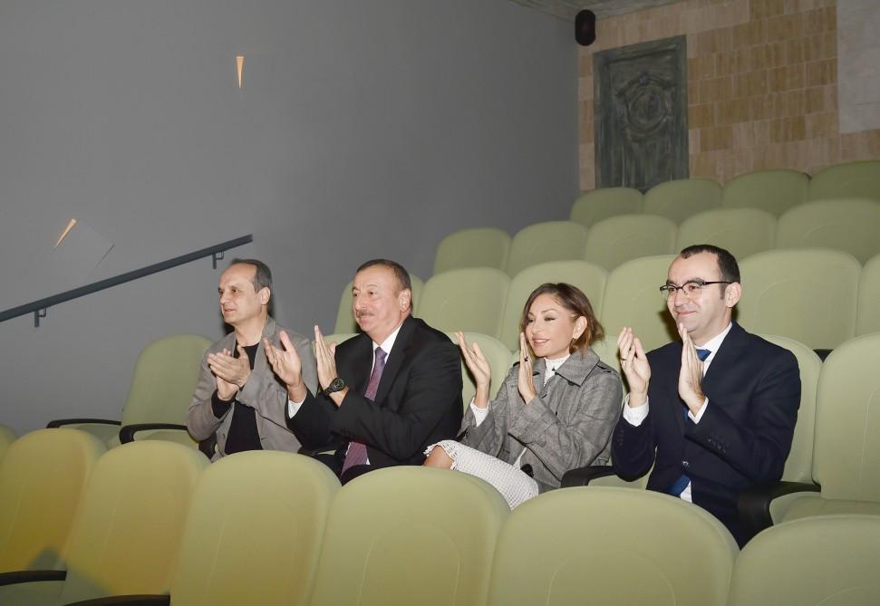 Ilham Aliyev, his spouse attend opening of Marionette Theatre (PHOTO)