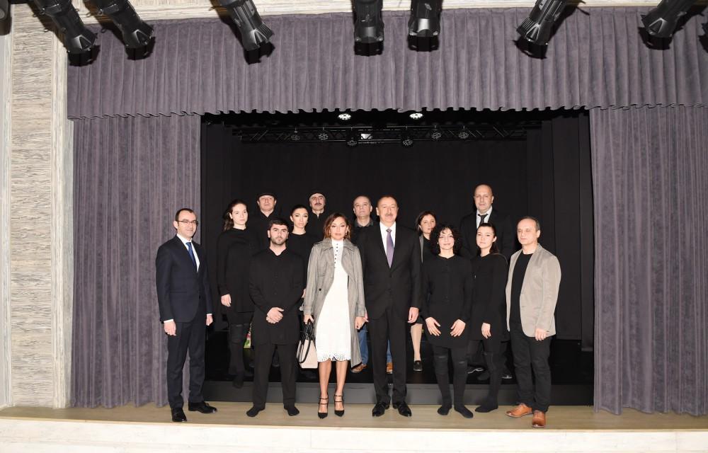 Ilham Aliyev, his spouse attend opening of Marionette Theatre (PHOTO)