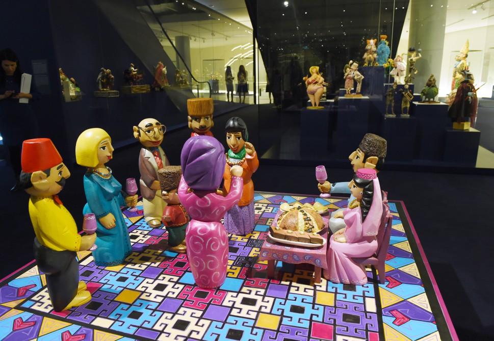 Leyla Aliyeva views Art Doll exhibition (PHOTO)