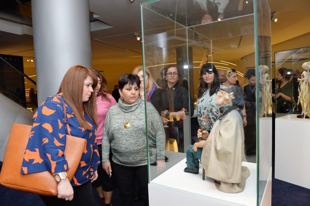 Leyla Aliyeva views Art Doll exhibition (PHOTO)