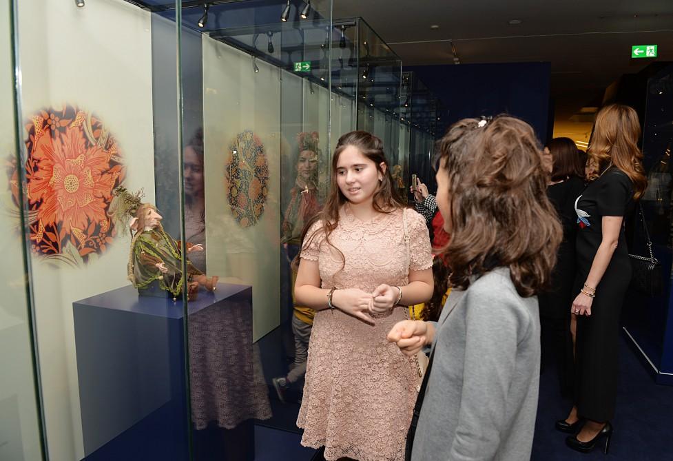 Leyla Aliyeva views Art Doll exhibition (PHOTO)