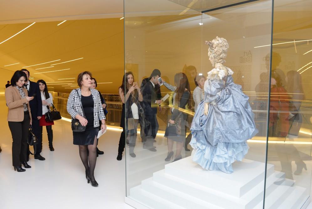 Leyla Aliyeva views Art Doll exhibition (PHOTO)