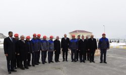 Ilham Aliyev attends ceremony to launch drinking water supply, sewage systems in Julfa (PHOTO)