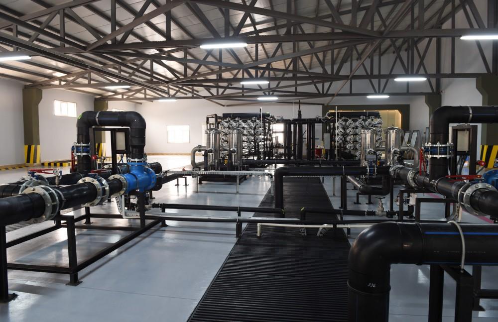 Ilham Aliyev attends ceremony to launch drinking water supply, sewage systems in Julfa (PHOTO)