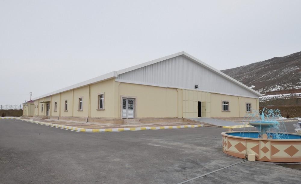 Ilham Aliyev attends ceremony to launch drinking water supply, sewage systems in Julfa (PHOTO)