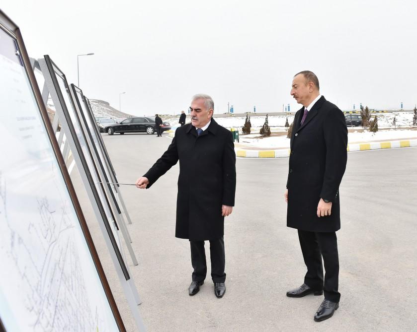 Ilham Aliyev attends ceremony to launch drinking water supply, sewage systems in Julfa (PHOTO)