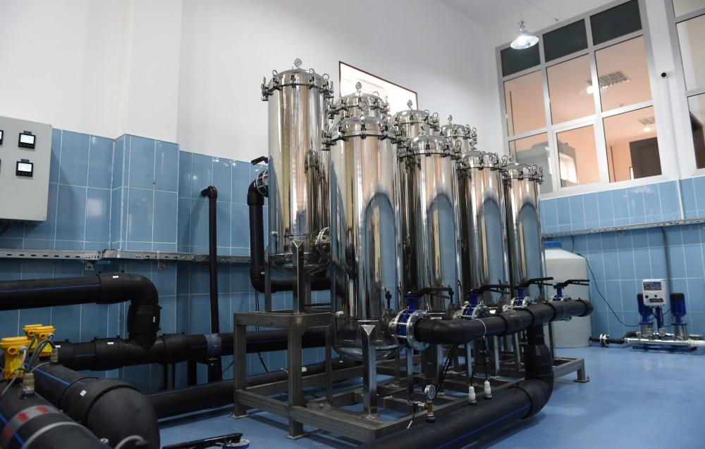 Ilham Aliyev launches drinking water supply system in Shahbuz (PHOTO)