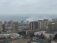Fire in Baku’s Sovetsky: 1 killed, 2 injured (PHOTO/VIDEO) (UPDATED)