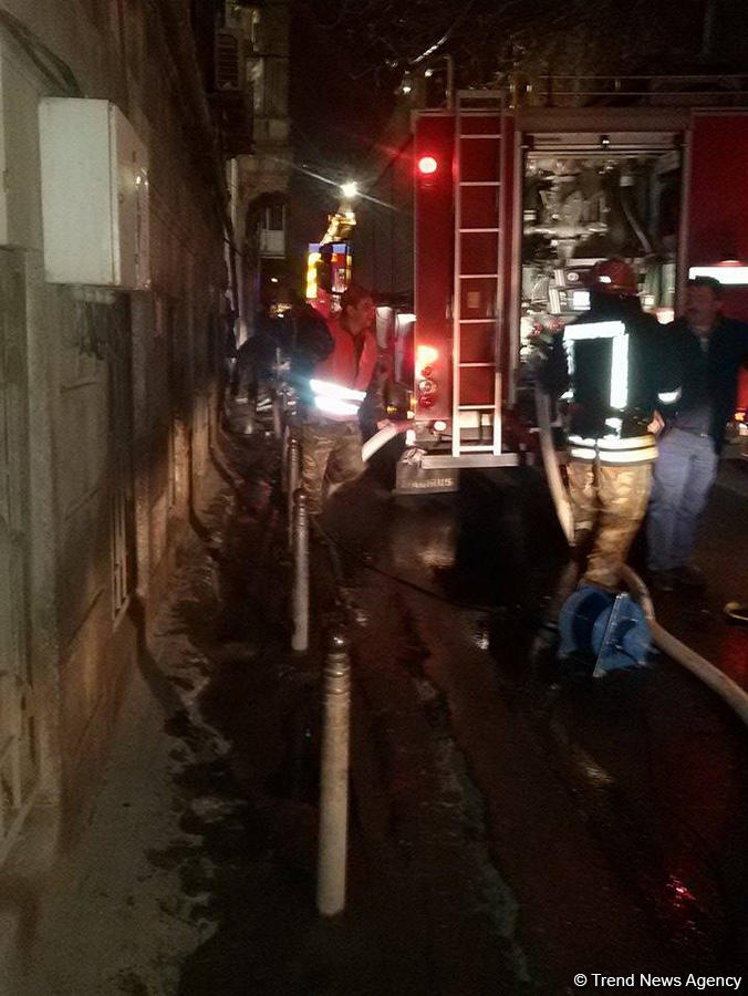 Fire in Baku’s Sovetsky: 1 killed, 2 injured (PHOTO/VIDEO) (UPDATED)
