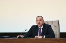 Ilham Aliyev at conference on Azerbaijani regions development  (PHOTO)