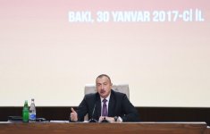 Ilham Aliyev at conference on Azerbaijani regions development  (PHOTO)