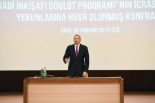 Ilham Aliyev at conference on Azerbaijani regions development  (PHOTO)