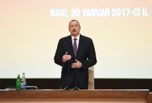 Ilham Aliyev at conference on Azerbaijani regions development  (PHOTO)
