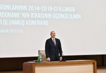 Ilham Aliyev at conference on Azerbaijani regions development  (PHOTO)