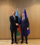 Ilham Aliyev meets European Council’s Tusk (PHOTO)