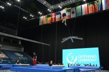 Baku hosts trainings of World Cup gymnasts (PHOTO)