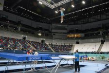 Baku hosts trainings of World Cup gymnasts (PHOTO)