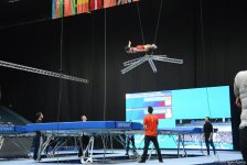 Baku hosts trainings of World Cup gymnasts (PHOTO)