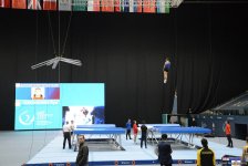 Baku hosts trainings of World Cup gymnasts (PHOTO)