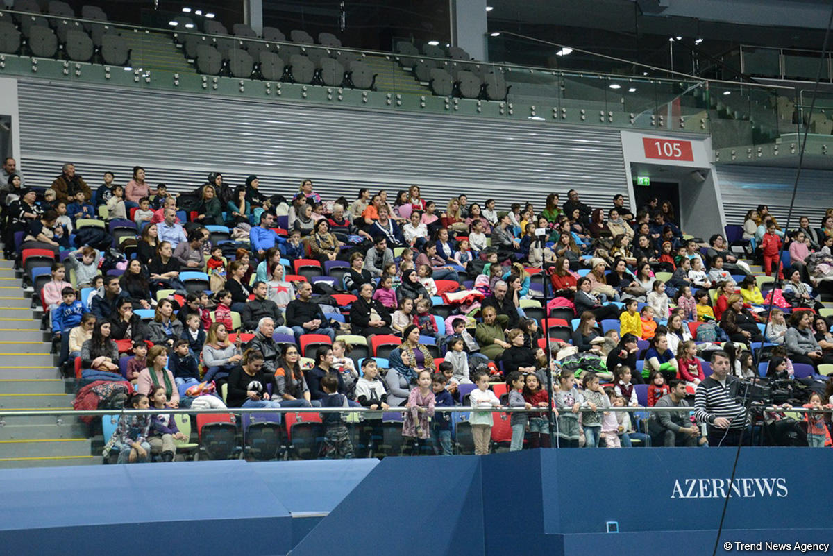 Baku hosts trainings of World Cup gymnasts (PHOTO)