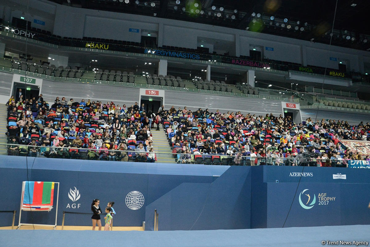 Baku hosts trainings of World Cup gymnasts (PHOTO)