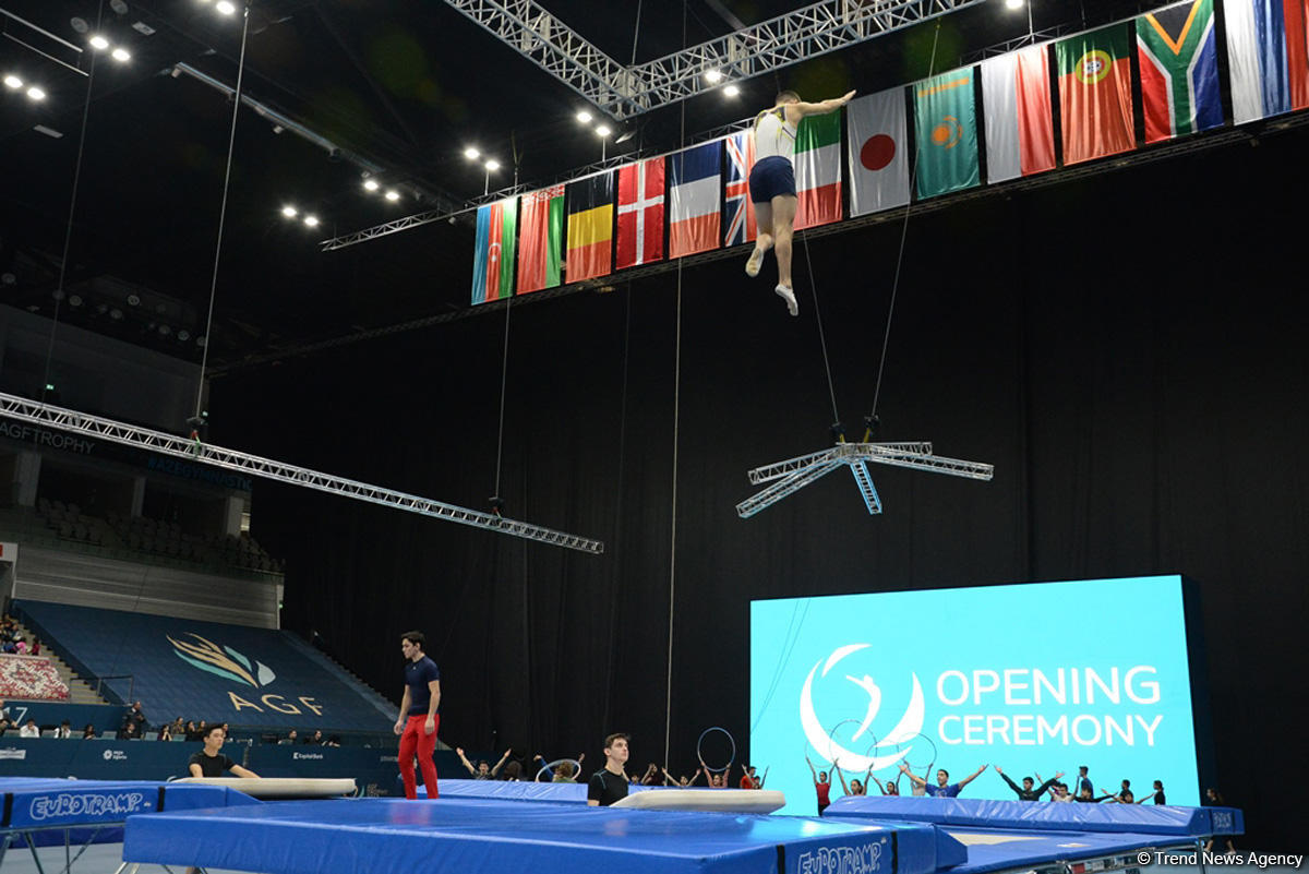 Baku hosts trainings of World Cup gymnasts (PHOTO)