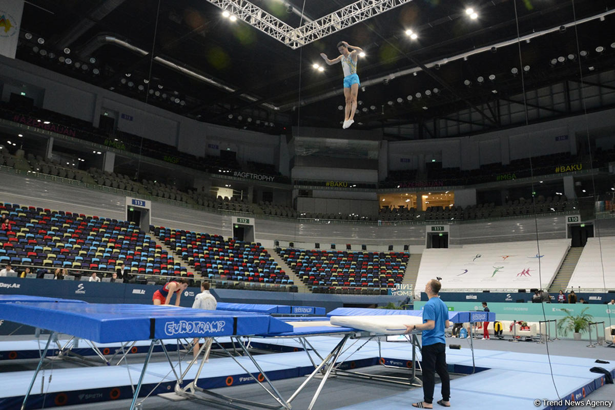 Baku hosts trainings of World Cup gymnasts (PHOTO)