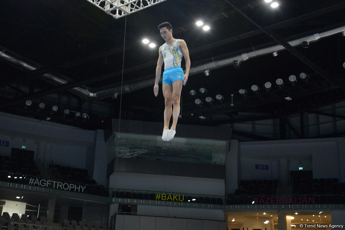 Baku hosts trainings of World Cup gymnasts (PHOTO)