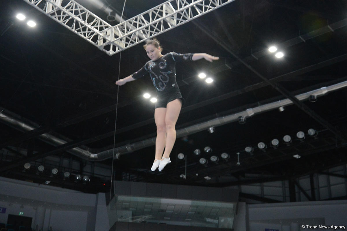 Baku hosts trainings of World Cup gymnasts (PHOTO)