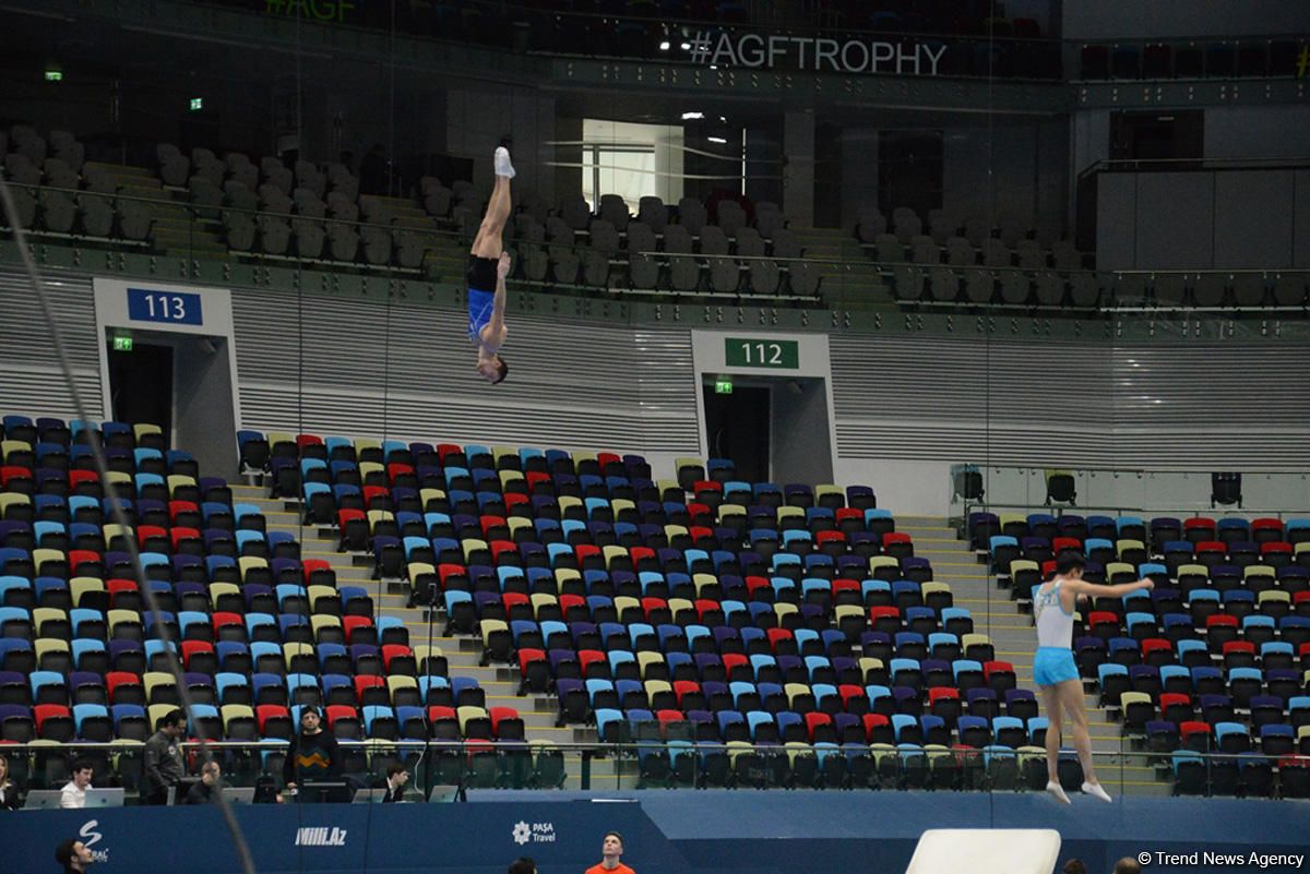 Baku hosts trainings of World Cup gymnasts (PHOTO)