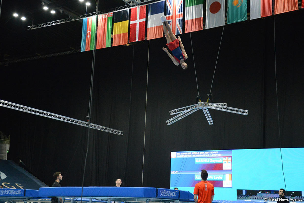 Baku hosts trainings of World Cup gymnasts (PHOTO)