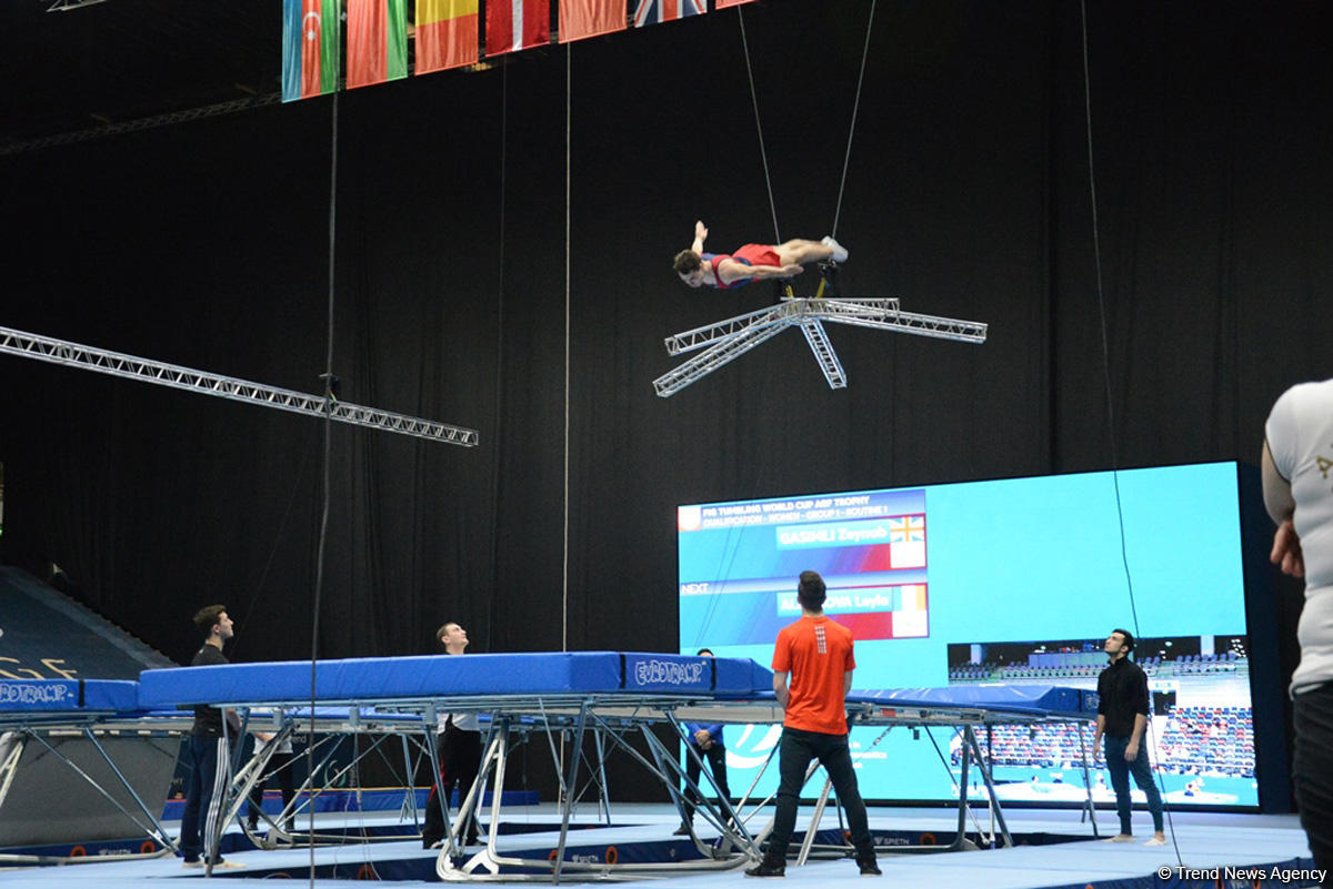 Baku hosts trainings of World Cup gymnasts (PHOTO)
