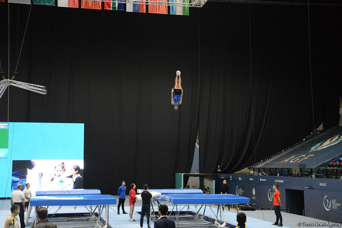 Baku hosts trainings of World Cup gymnasts (PHOTO)