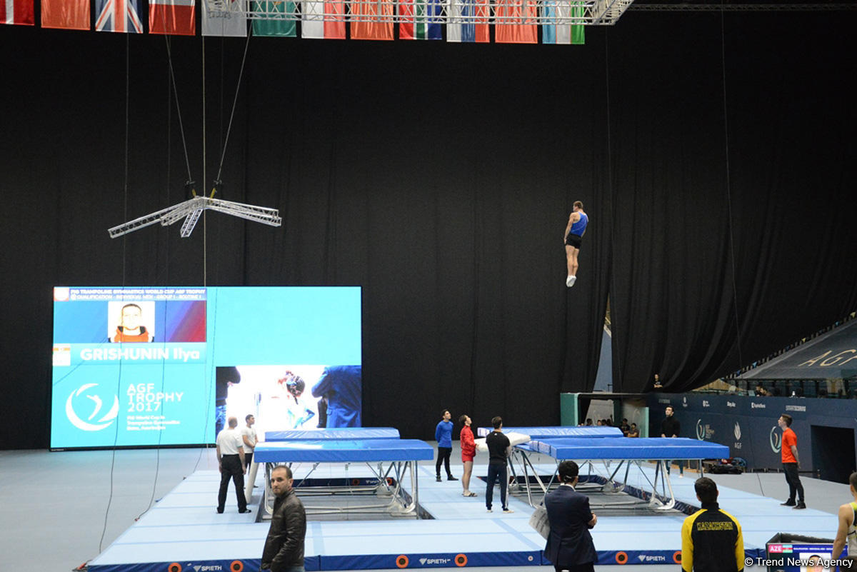 Baku hosts trainings of World Cup gymnasts (PHOTO)