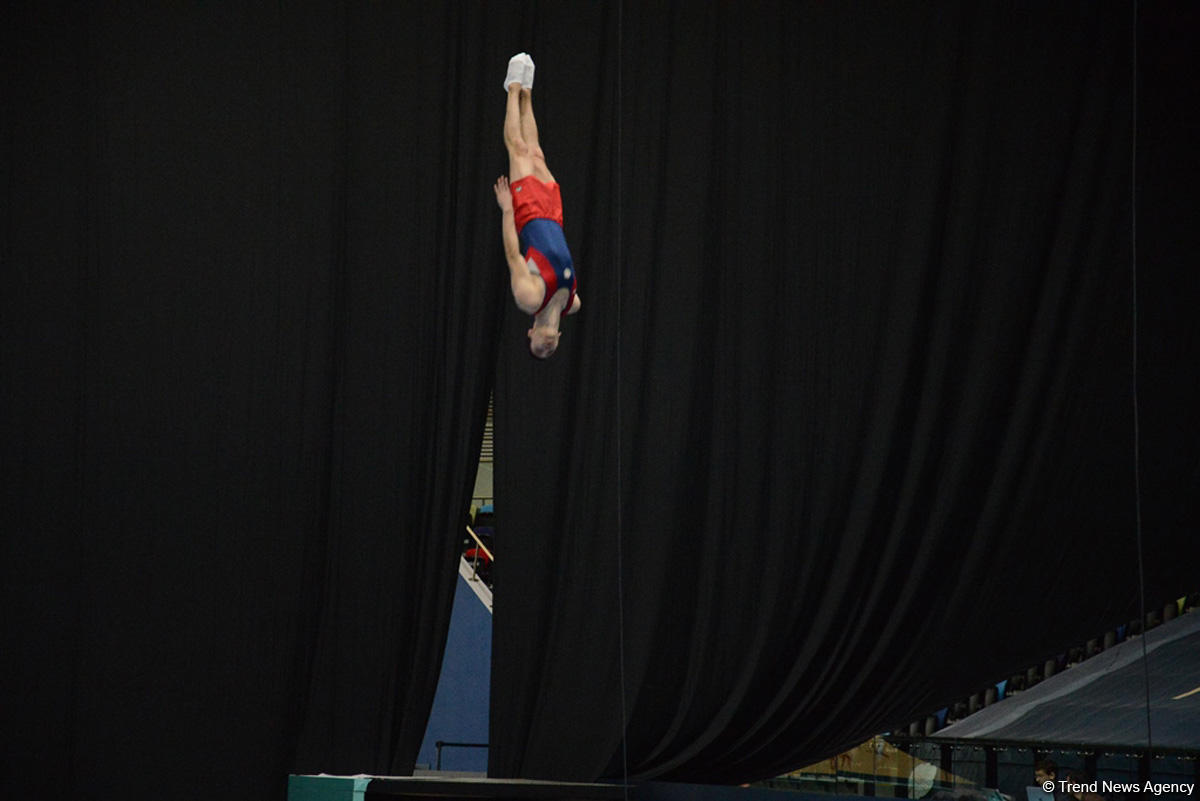 Baku hosts trainings of World Cup gymnasts (PHOTO)