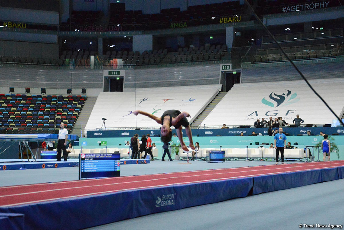 Baku hosts trainings of World Cup gymnasts (PHOTO)