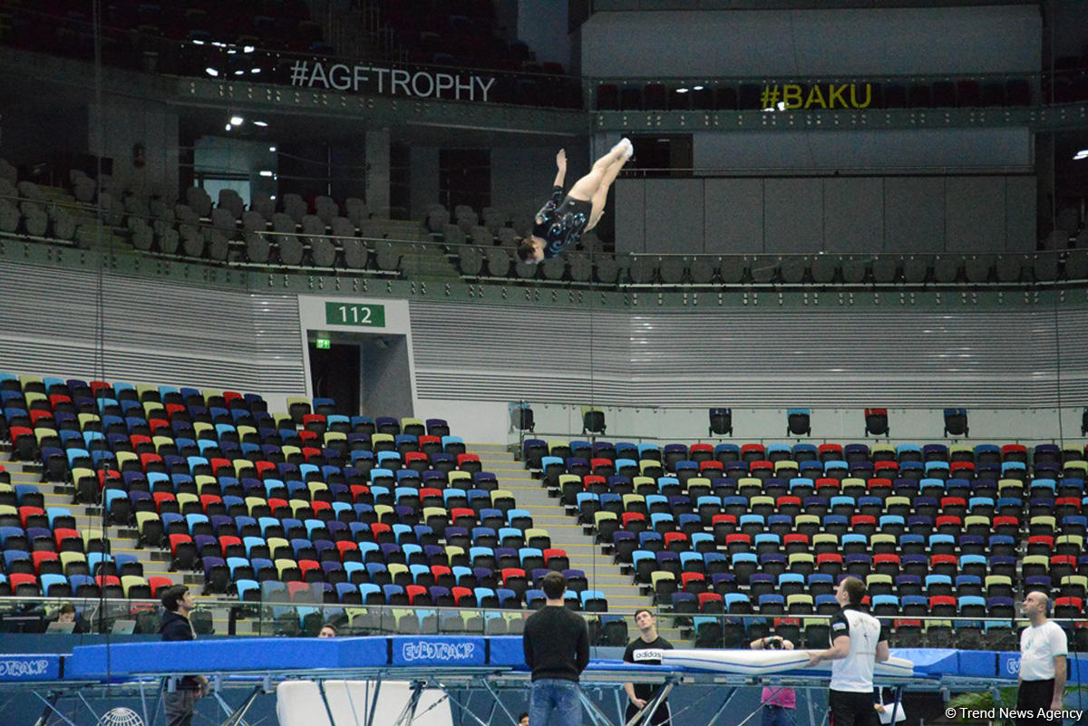 Baku hosts trainings of World Cup gymnasts (PHOTO)