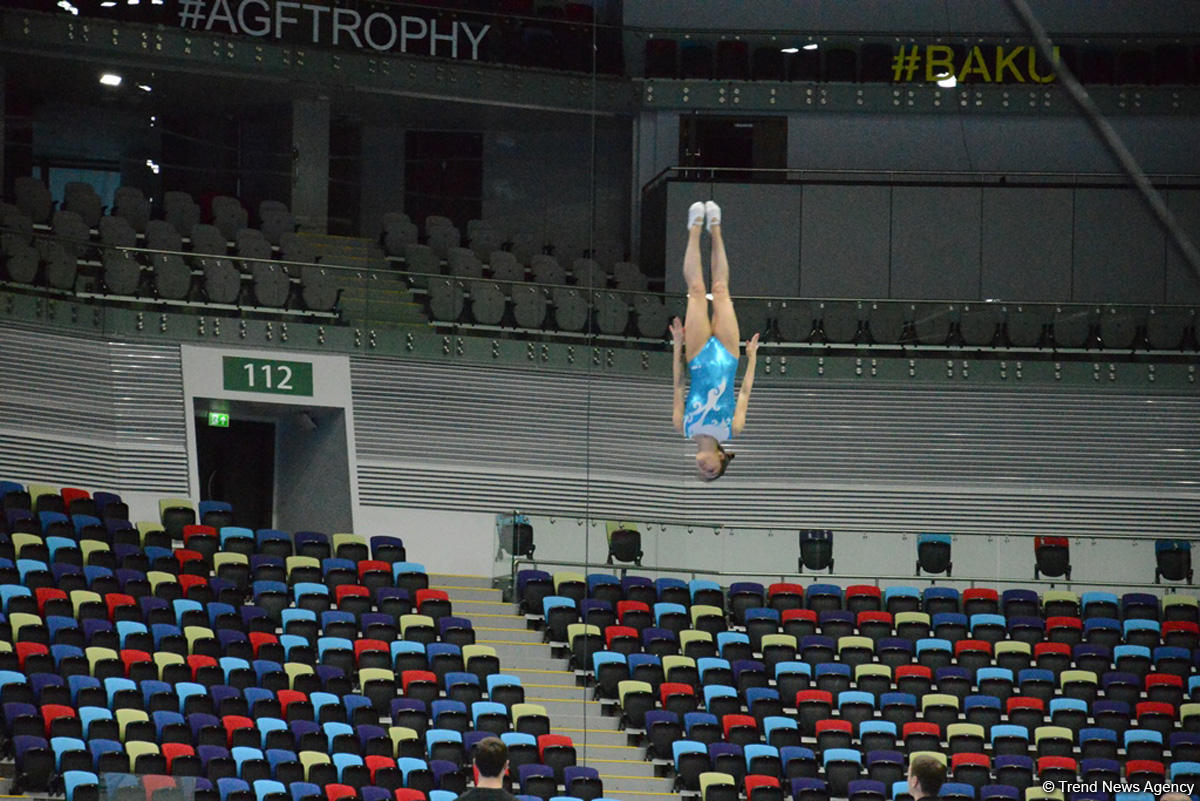 Baku hosts trainings of World Cup gymnasts (PHOTO)
