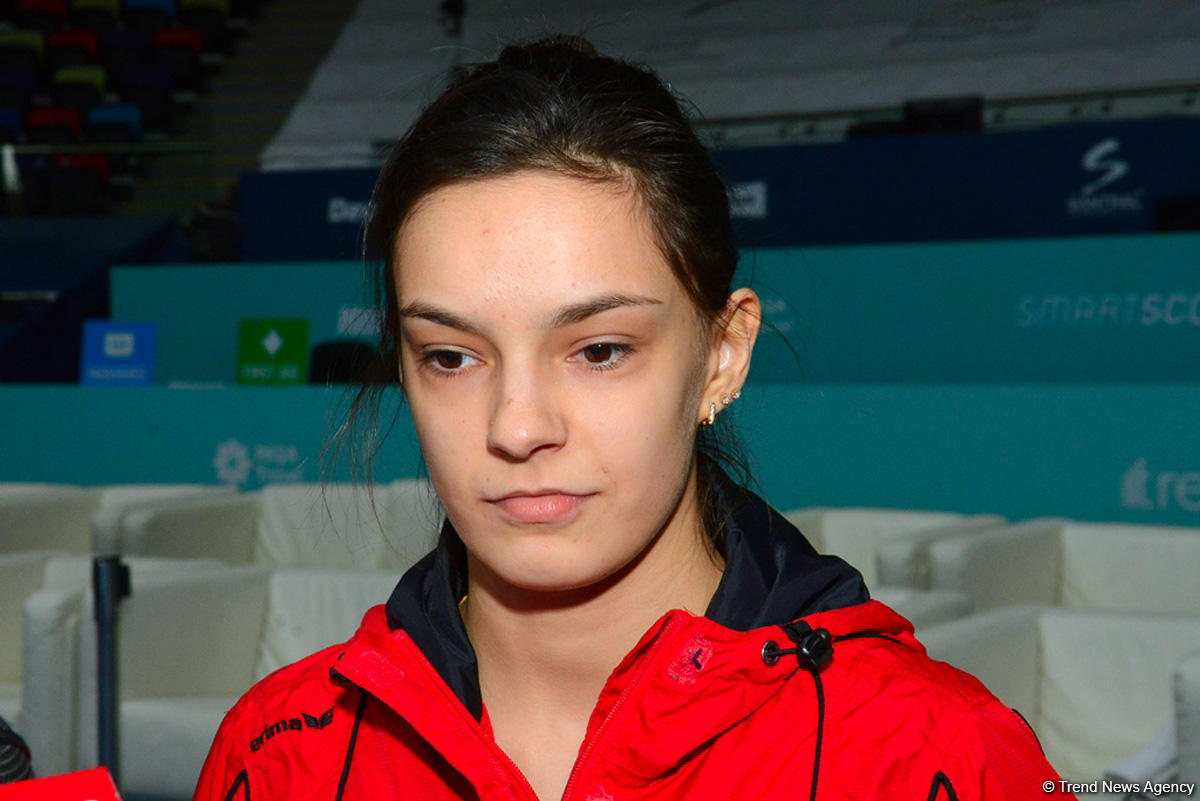 Azerbaijani female gymnasts ready for FIG Baku World Cup (PHOTO)