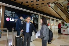 Japanese athletes in Baku to participate in FIG World Cup (PHOTO)