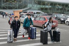 Japanese athletes in Baku to participate in FIG World Cup (PHOTO)