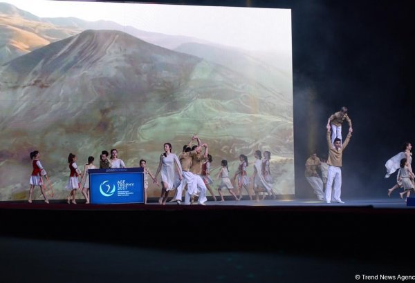 Baku hosts opening ceremony for FIG World Cup in Trampoline Gymnastics and Tumbling (PHOTO)