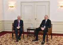 Ilham Aliyev meets with Turkish PM in Munich