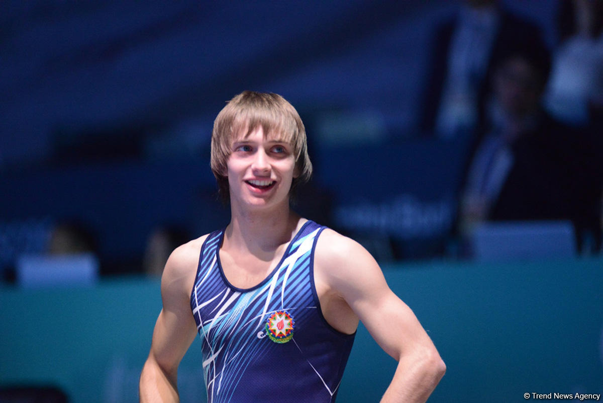Azerbaijani tumbling gymnast wins silver at FIG World Cup in Baku