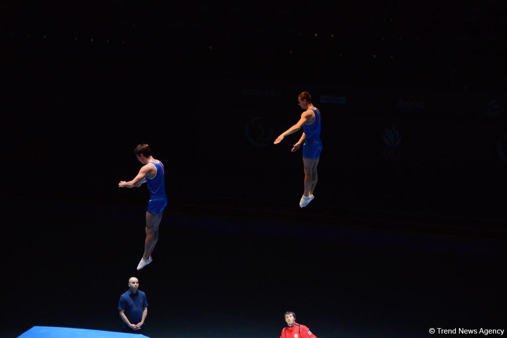 Azerbaijani trampoline gymnast advances to World Cup final (PHOTO)