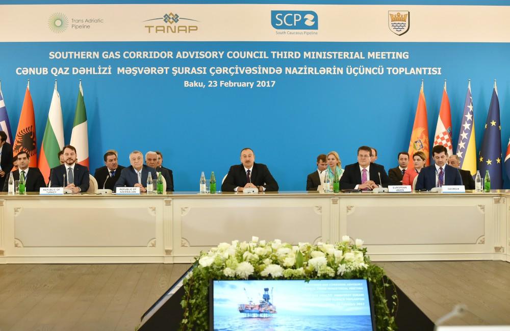 Ilham Aliyev: SGC – issue of energy security and energy security is national security of countries (PHOTO)